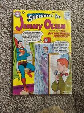 SUPERMAN'S PAL JIMMY OLSEN #31 1st APP OF JIM AS ELASTIC LAD Spine,Water,Tears🔥 picture