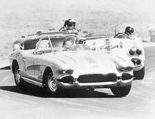 Motor Racing Chevrolet Corvette Red Faris 1962 6x4 OLD PHOTO picture