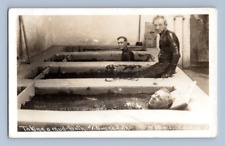 RPPC 1930'S. TAKING A MUD BATH. NANCE'S BATHS. CALISTOGA,CAL. POSTCARD SZ23 picture