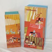 Disney Parks MARY BLAIR CONTEMPORARY HOTEL MURAL VASE Small World w/Box Rare picture