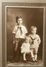 Lot~75 Vintage Black & White Photos~1910s-1960s~Cute Kids~Boys~Girls~Babies~Bike picture