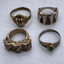 Ancient Roman Greek Sasanian Style Jewelry Bronze a lot of 4 Rings Antiquity picture