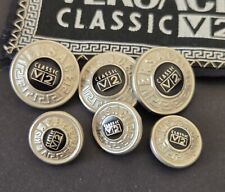 Versace V2 Classic 6 pc Replacement Buttons 3 Lg (7/8