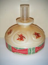 Vintage Budweiser King Of Beers Plastic Wall Light Sconce Lamp Shade picture