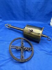 Fully Working 19th Century Clockwork Brass Meat Roasting Jack Salters 70 W Key picture