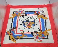 Vintage 1980's Mickey and Pluto Bandana  picture