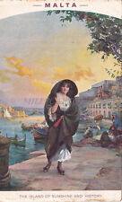 MALTA - The Island of Sunshine and History, Postcard British Exhibition 1924 picture