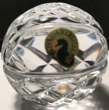 Waterford Crystal BASKETBALL Desk Paperweight Made in Ireland Great Coach Gift picture