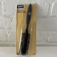 Vtg 1982 GOODY Nylon Bristles Black Handle Blow Wave Styling Hair Brush #9100 picture