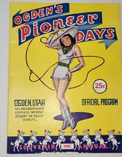Vintage 1952 Ogden's Pioneer Days Utah Souvenir Annual Official Program picture