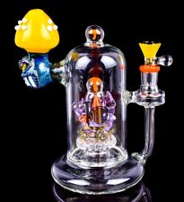 THICK Lookah® Giant Chambered Mushroom BONG Cool ALIEN Glass Water Pipe HOOKAH picture