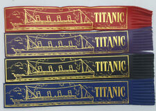 Titanic Leather Bookmark Various Colours - New picture