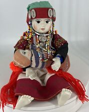 Traditional Woman and Child Dolls--Porcelain Face, Feet, & Hands picture