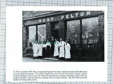 (C55) 1920's West Pelton Co-op Shop County Durham  - Cutting picture