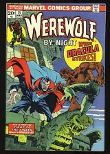 Werewolf By Night #15 VF- 7.5 Dracula Appearance Mike Ploog Cover Art picture