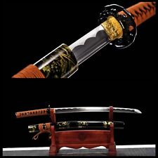 30''Wakizashi 1065 Carbon Steel Sharp Japanese Samurai Functional Sword Fulltang picture