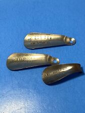 3 Metal Shoehorns Advertising from York, PA. picture