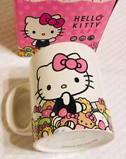 Adorable Sanrio Hello Kitty Cafe Ceramic Mug Exclusive Collectors New In Box picture