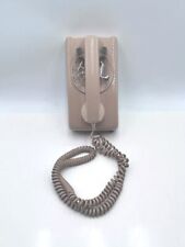 Vintage Northern Telecom Wall Rotary Phone 554 Tan Landline UNTESTED picture