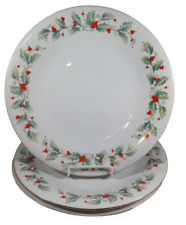 Set of 3 China Pearl Fine China NOEL Dinner Plates picture