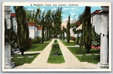 Postcard A Bungalow Court, Los Angeles, California 1923 S119 picture