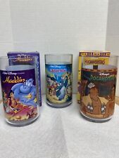 Vintage Disney Burger King Aladdin, Pocahontas & The Jungle Book Cups picture
