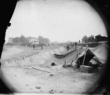Confederate Redoubt Fortifications Petersburg, VA 1864 - 8x10 US Civil War Photo picture