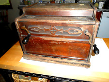 Antique c1880-1890 Concert Roller Organ Hand Crank w/Cobb Music Rolls picture