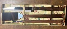Vintage Rosewood Robinson Knife Co. Stainless Steel EX Original Box picture