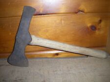 RARE Vintage Hand Forged Double Bit Mortist AXE / Early Square Eye picture
