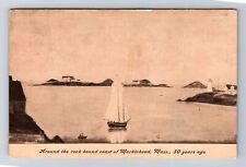 Marblehead MA-Massachusetts, Around The Rock Bound Coast Vintage c1908 Postcard picture