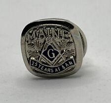 Masonic Grand Lodge Of Maine Masons Club Organization Enamel Lapel Hat Pin picture