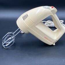Vintage Sunbeam Mixmaster  Six Speed Electric Mixer Yellow - Works picture