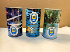 3 SUNTORY BEER BIRD SCENES JAPAN EXCELLENT VIBRANT COLORS PULL TABS TO/BO/SS picture