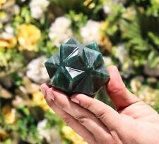 75MM Green Vivianite Merkabah Natural Chakra Stone Enhance Healing Crystal Star picture