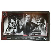 Star Wars Black Series Galaxy Edge First Order Set Hux, R5, AT-AT Driver 4 pk picture