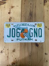 Vintage Florida - Putnam US Car License Plate J06 GNQ picture