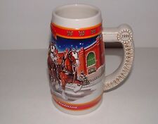 Budweiser Beer 1999 Holiday Stein, Anheuser-Busch, Vintage, pre-owned picture