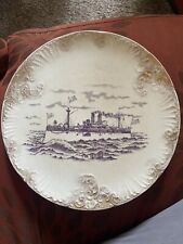 Rare Antique USS Maine Imperial porcelain Plate picture