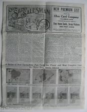 Circa 1899 Premium List (Catalog) Ohio Card Company; Scrap & Postcards, etc. picture