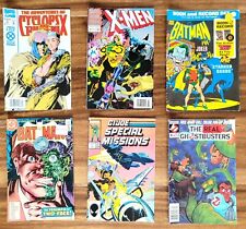 Lot of 6 Vintage 1980’s And 1990’s Comic Books X-Men Batman GI Joe Ghostbusters picture