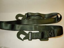 U.S. MILITARY GREEN 9 FOOT CARGO STRAP NEW 2 PACK picture