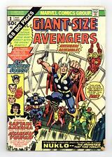 Giant Size Avengers #1 GD/VG 3.0 1974 Low Grade picture