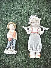 2 Vintage Bisque Figurines picture