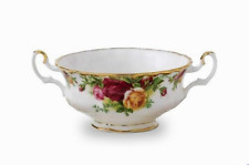 Vintage Royal Albert Old Country Roses Cream Soup Bowl England picture