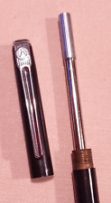 Rare VTG Ballograf SIGNUM CHROME Black Mechanical pencil Vintage picture