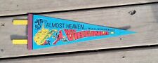 Vintage West Virginia Felt Pennant Souvenir 14 Inches Almost Heaven Wild Wonder  picture
