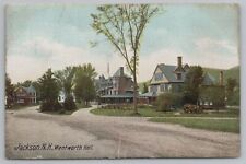 Jackson New Hampshire~Wentworth Hall From Street~HC Leighton PM 1909 Postcard picture