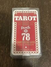 VINTAGE FRENCH Punch TAROT Cartes Deluxe Playing Cards picture