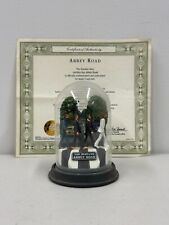 Franklin Mint The Beatles Abby Road Glass Dome Music Box Figurine picture